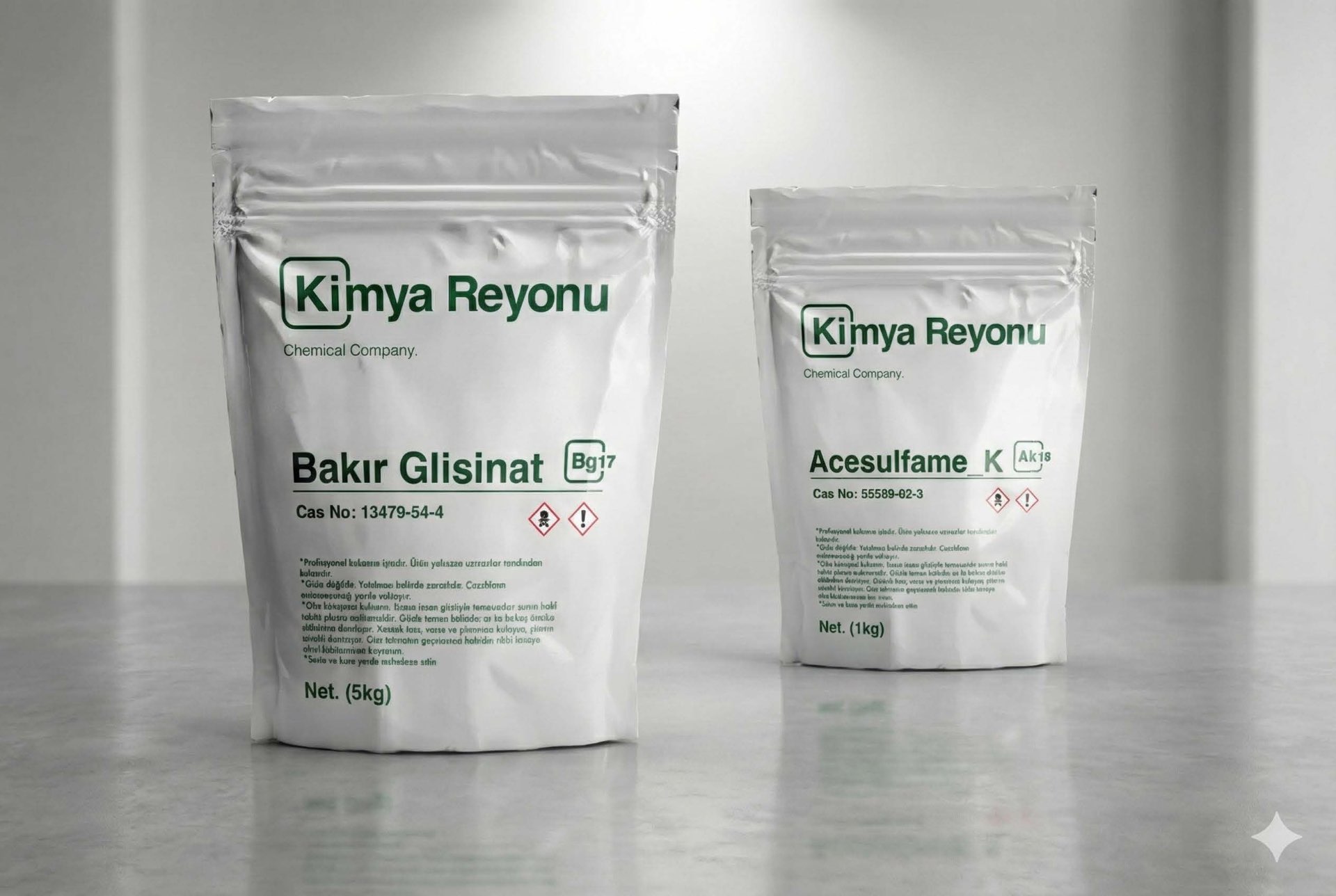 Kimya Reyonu — Doypack Ambalaj Mockup