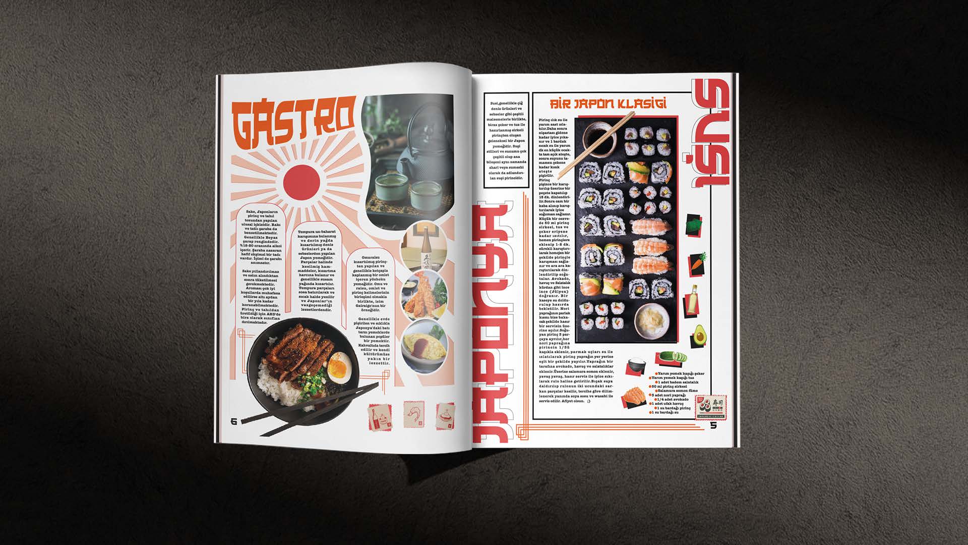 Gastro Dergi — Japon Mutfağı Spread