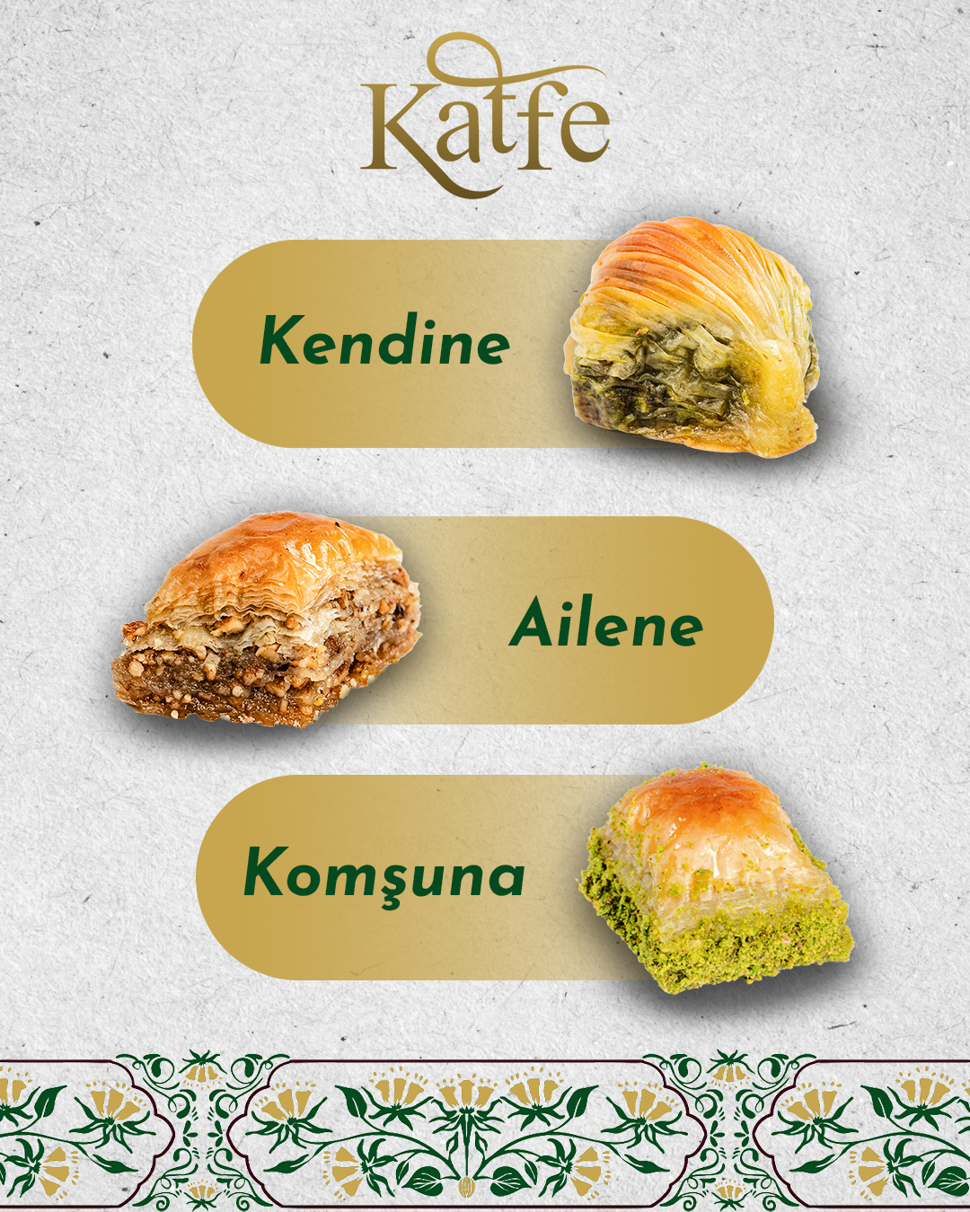 Bayram Baklavaları — Kendine, Ailene, Komşuna