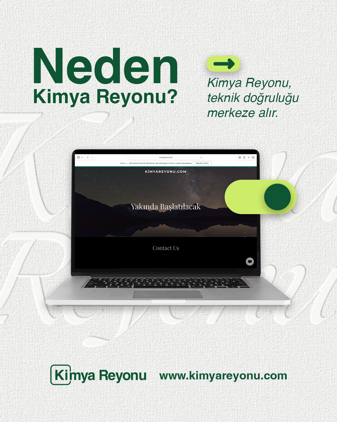 Neden Kimya Reyonu?