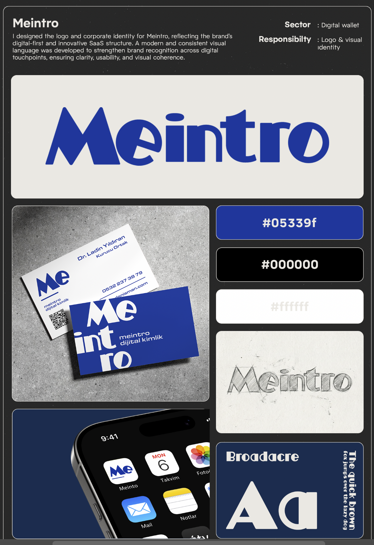Meintro — Kurumsal Kimlik Tahtası